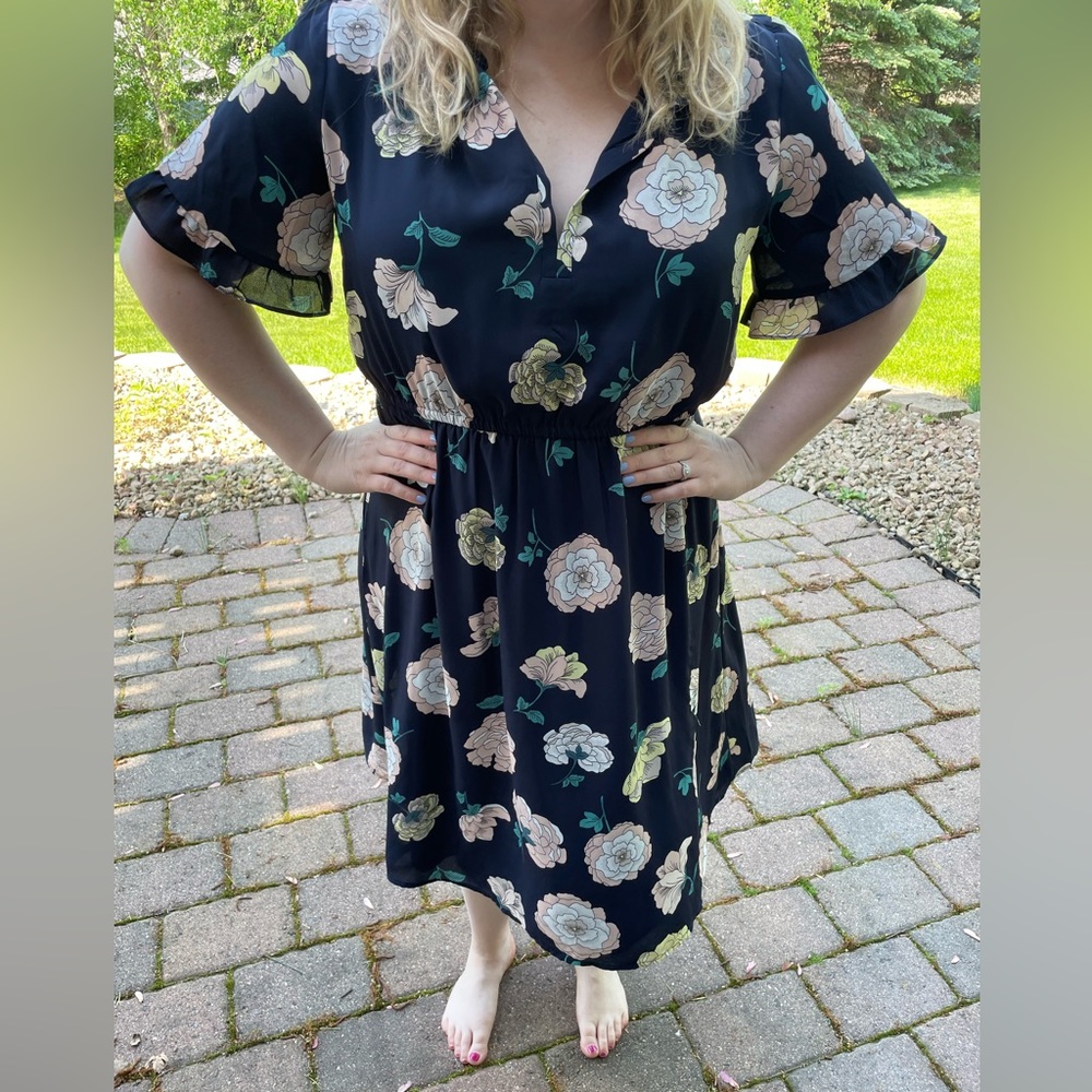 Loft floral dress